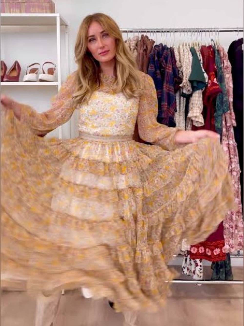 Ivy City Co Fall Dress (L)